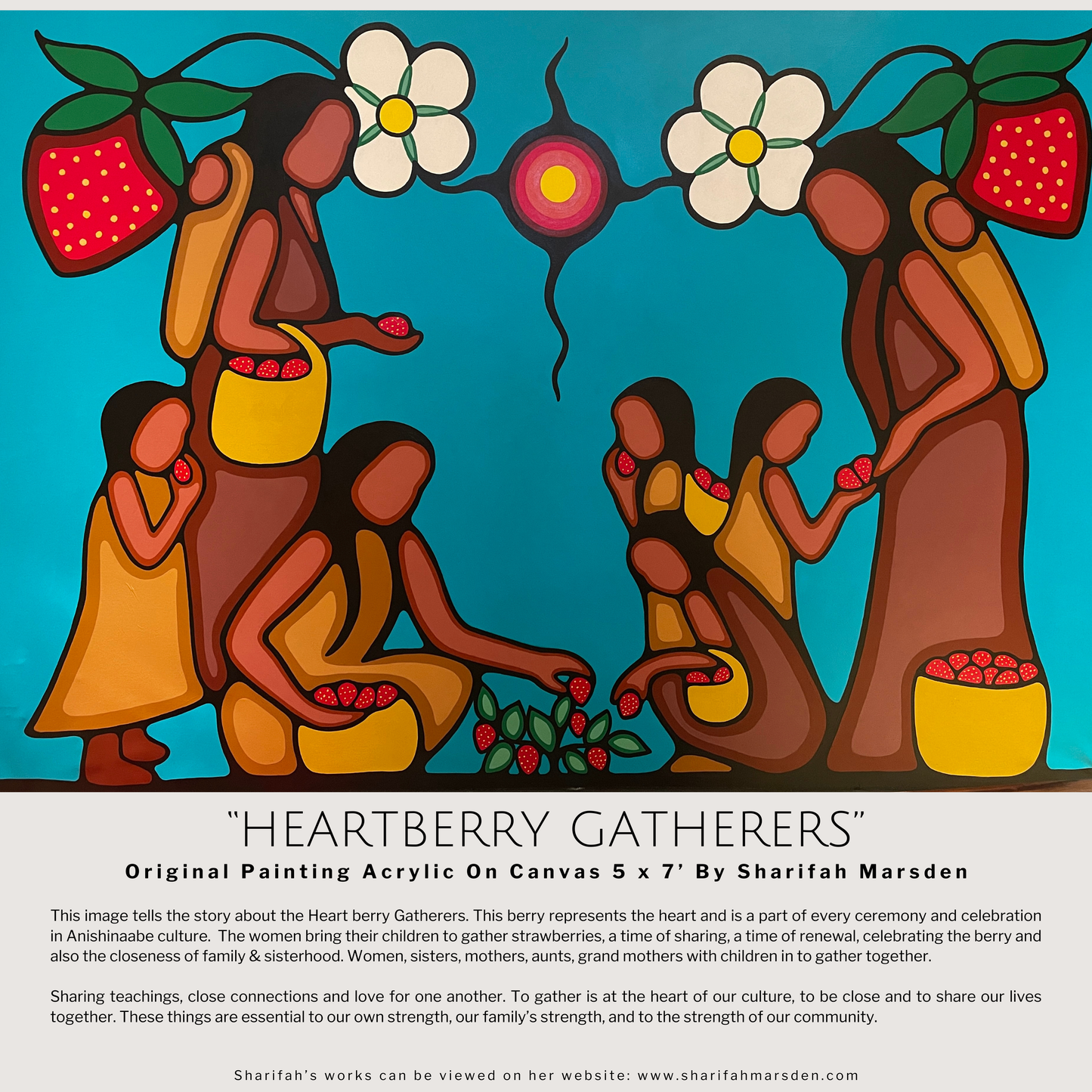 Heartberry Flower Stud earrings - Silver