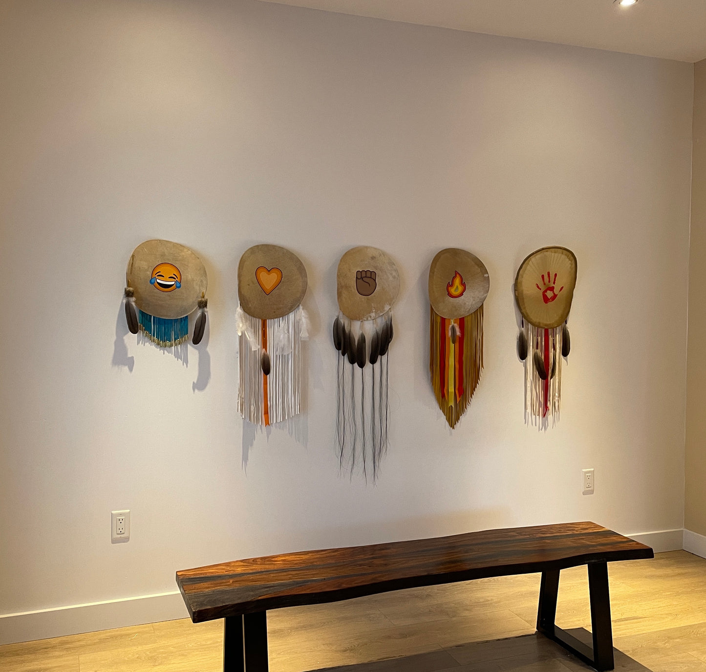 “Passion For Our People” Anishinaabe Painted Shield Series