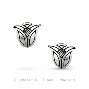 ROSEBUD EARRINGS Celebration + Transformation