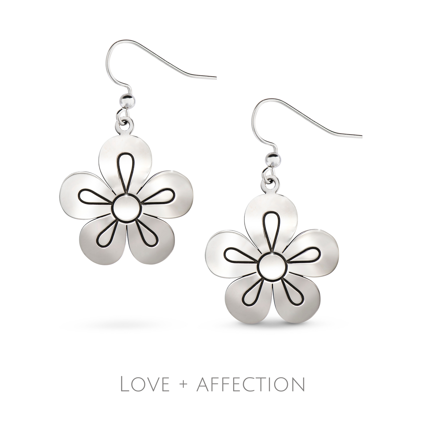 ROSETTE EARRINGS Love + Affection