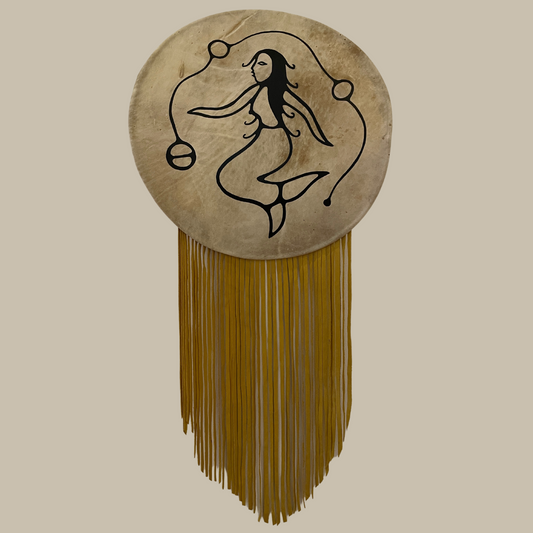 Anishinaabe Mermaid Elk Shield
