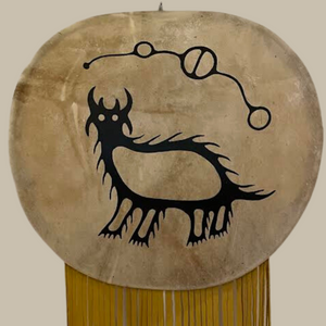 Anishinaabe Water Panther Elk Shield