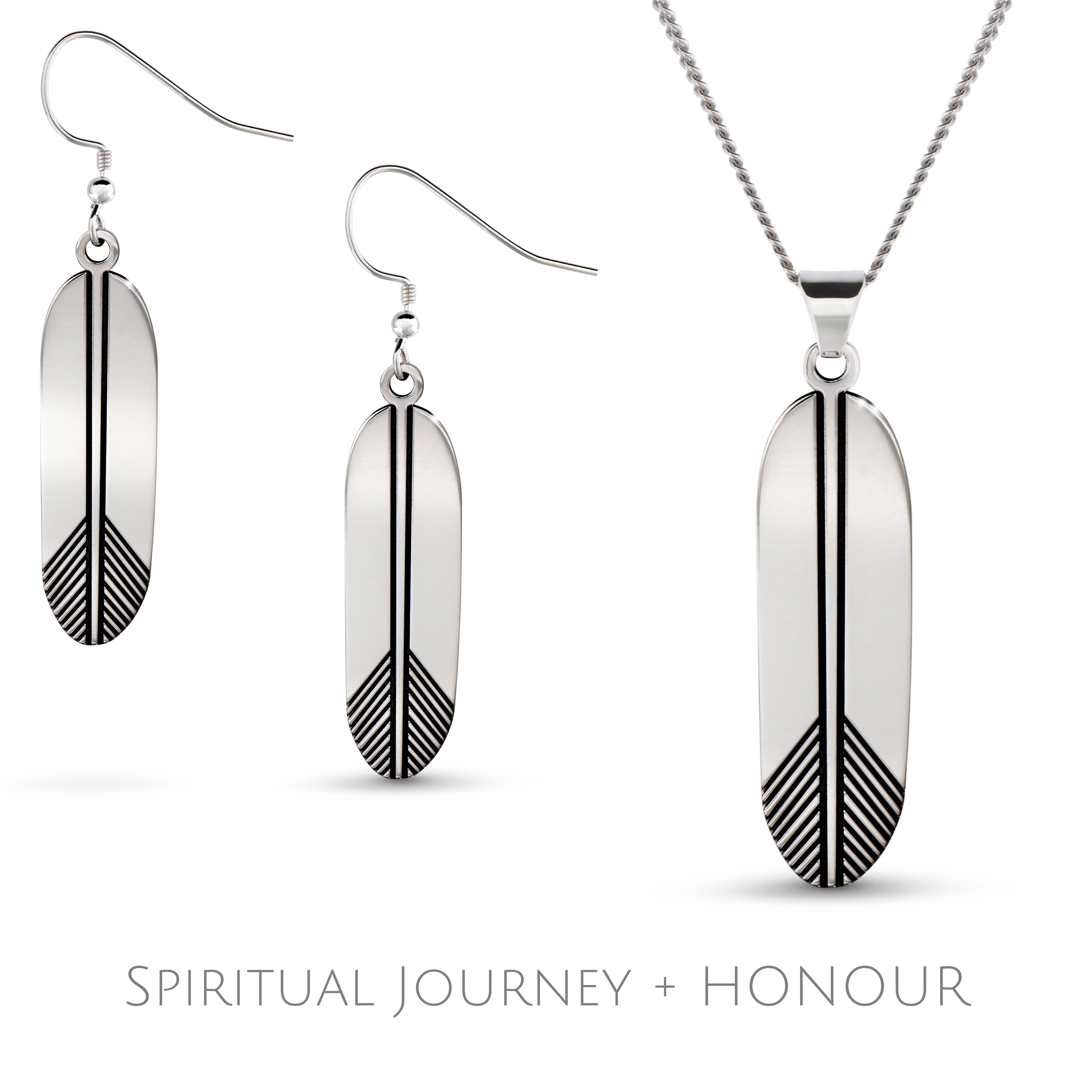 FEATHER SET Spiritual Journey + Honour