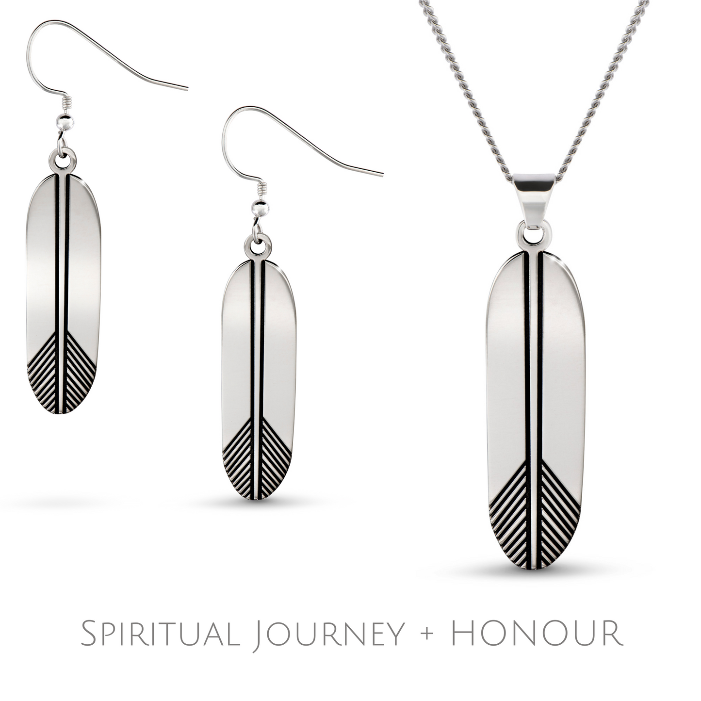 FEATHER SET Spiritual Journey + Honour