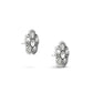 Heartberry Flower Stud earrings - Silver