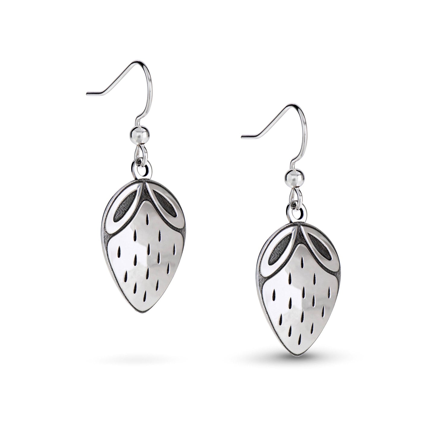 Heartberry Earrings - Silver